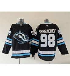 Men Utah Mammoth 98 Mikhail Sergachev Navy 2025 Stitched Jersey Men Utah Mammoth 98 Mikhail Sergachev Navy 2025 Stitched Jersey