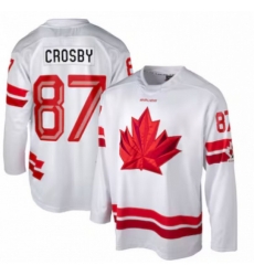 Mens Sidney Crosby #87 White Hockey Canada 2026 Replica Jersey Mens Sidney Crosby #87 White Hockey Canada 2026 Replica Jersey