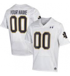 Notre Dame Fighting Irish Under Armour Replica Custom Jersey White Notre Dame Fighting Irish Under Armour Replica Custom Jersey White