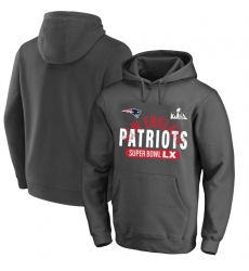 Men New England Patriots Charcoal 2025 Super Bowl LX Big 26 Tall Game Plan Hoodie Men New England Patriots Charcoal 2025 Super Bowl LX Big 26 Tall Game Plan Hoodie