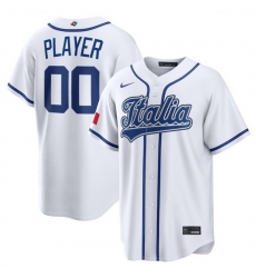Men Italy Baseball Active Player Custom 2026 World Baseball Classic Home Stadium Stitched Jersey
