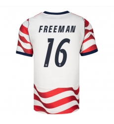 USA 2026 FIFA World Cup Soccer White Jersey Set ( Have Shorts ) Alex Freeman #16