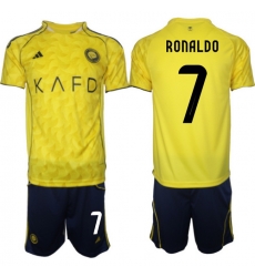 Men Al Nassr 2026 Soccer Jerseys Yellow #7 RONALDO Men Al Nassr 2026 Soccer Jerseys Yellow #7 RONALDO