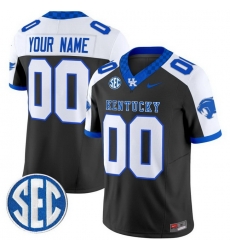Custom Men Kentucky Wildcats Alternate Black Vapor Limited Stitched Jersey