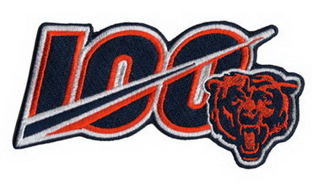 Bears 100TH Season Patch Biaog